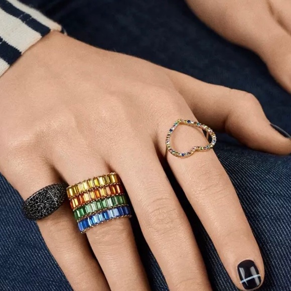 Open Heart Ring (1 Pc) - Picture 2 of 5